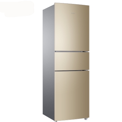 海爾 Haier BCD-206STPP 三門(mén)節(jié)能冰箱 定頻直冷 206L 森林棕色 550*564*1739mm  計(jì)價(jià)單位：臺(tái)